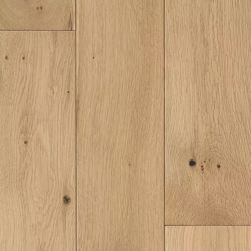 Mills Estates French Oak 3/4 In. Thick X 5 In. Wide Light Wire Brushed Solid Har