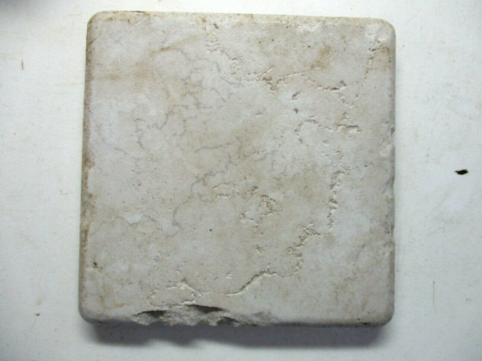 Thermae Cerdomus Italy Sq. 3-7/8″ Beige Matte Imitation LimeStone Tile 1 Vintage