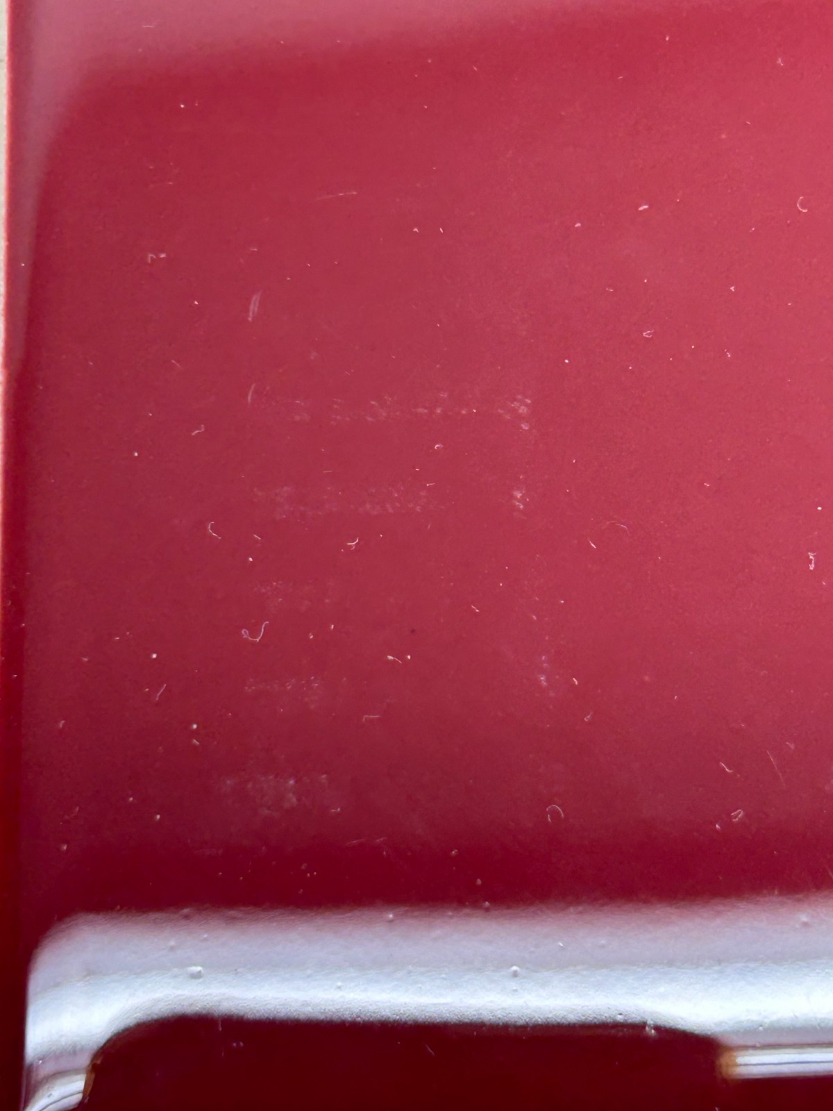 Vintage Lot Of 4 Ceramic Bath/Kitchen Wall Tiles 4.25 Inch Square Burgundy Red