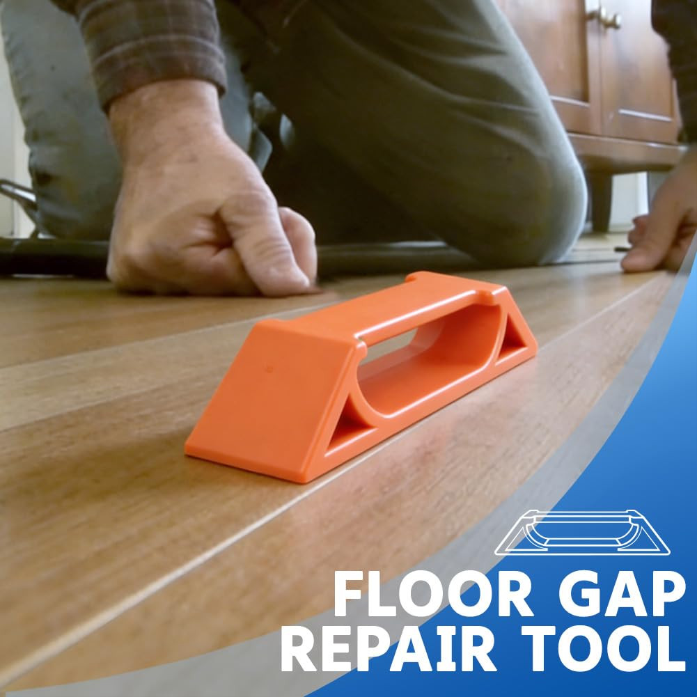 Floor Gap Fixer Tool for Laminate, Vinyl & Hardwood – Heavy-Duty Nylon Plank Pul