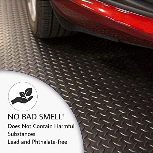 5 x 10 Ft Premium Garage Floor Mat, Solid 2.8mm 120″L x 60″W x 0.1″Th