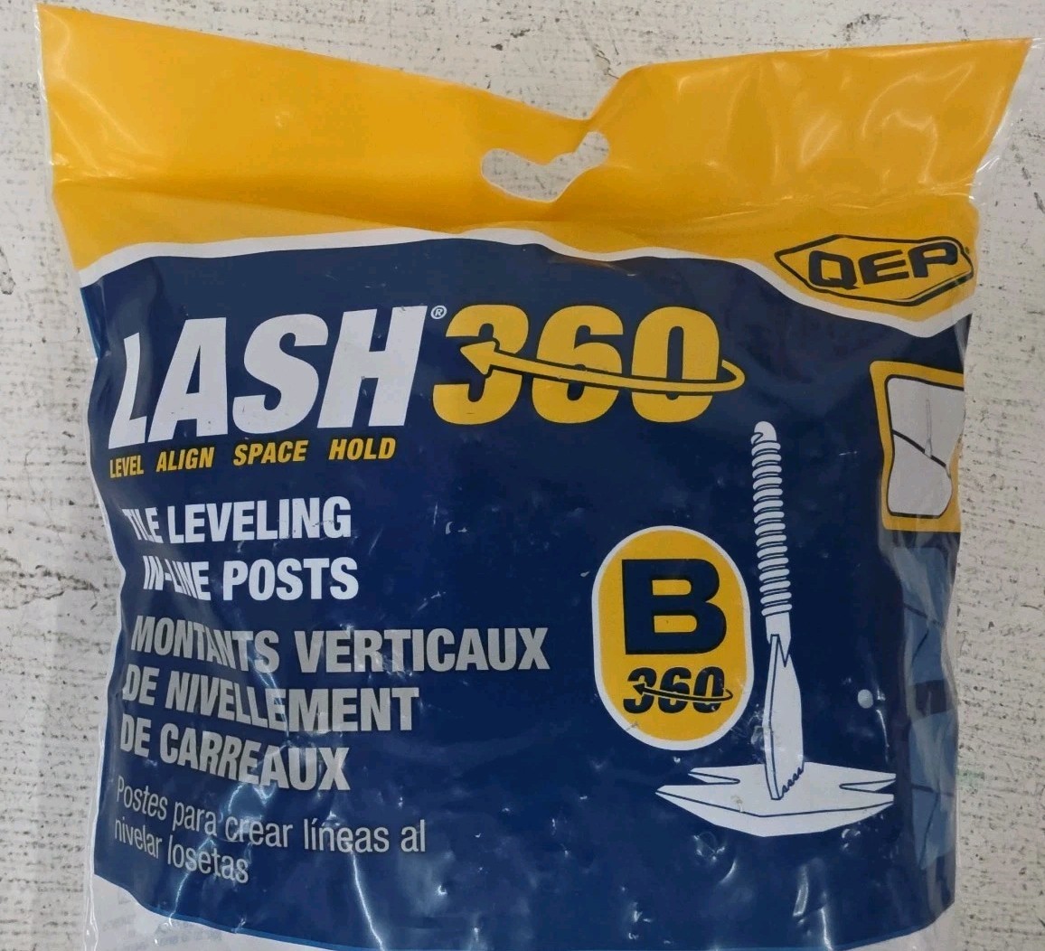 QEP LASH Tile Leveling System Project Pack, 1/16″/ 1.5mm – 100 pack.
