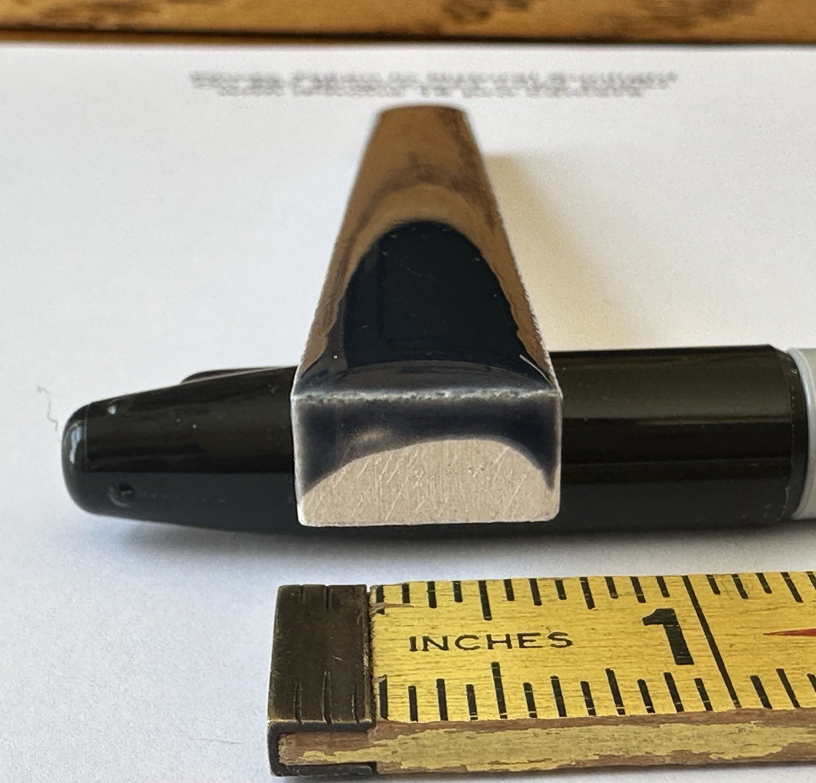 1 pc. Navy Blue: Ceramic Tile… Pencil – Liner – Sizzle: 1/2″ X 6″ by A.O. New