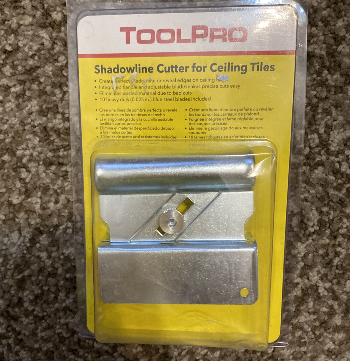 ToolPro Shadowline Cutter for Ceiling Tiles NIB SEALED Tool DIY Home Improvement