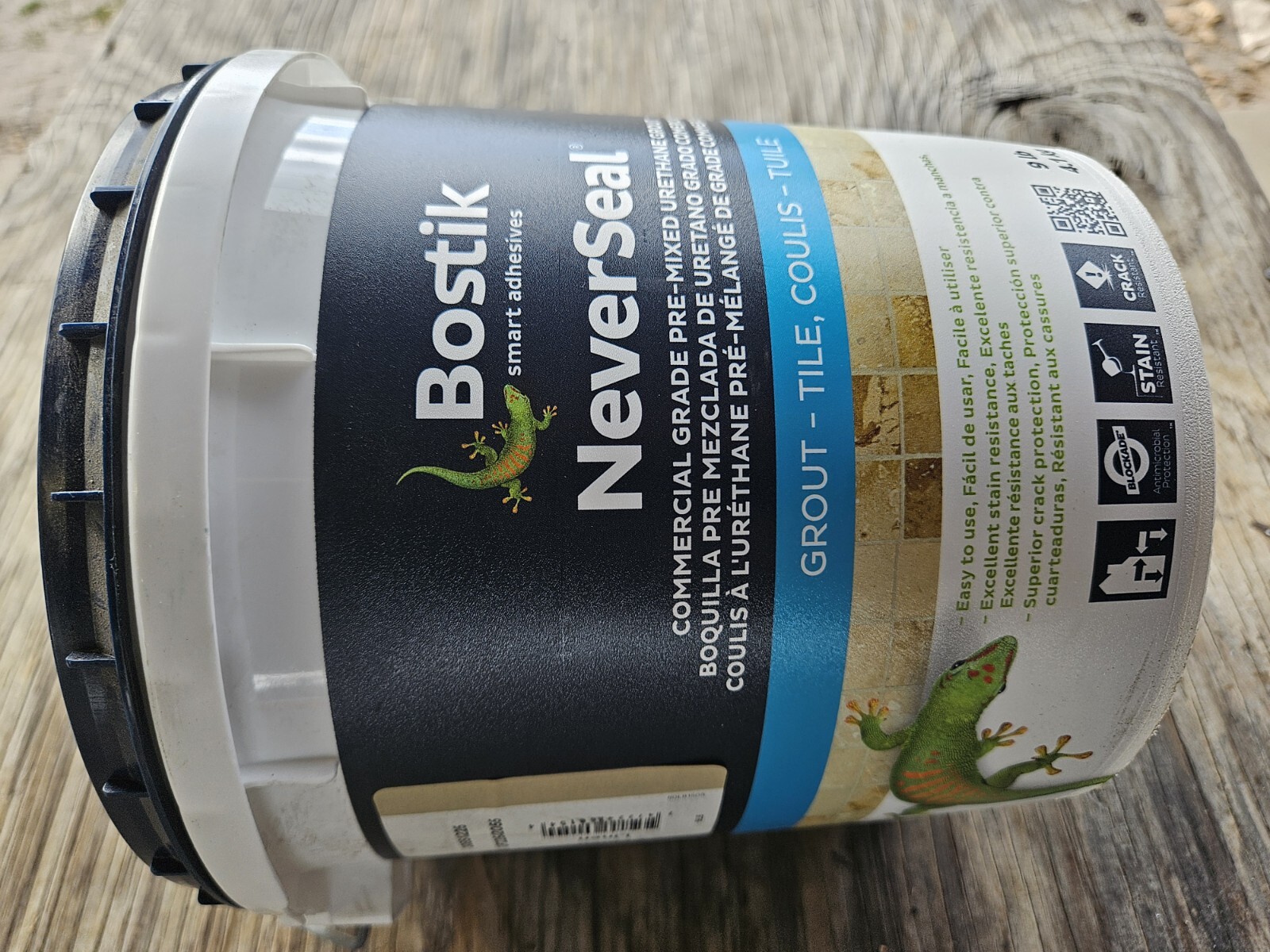 Bostik TruColor Rapid Cure Premixed Urethane Grout 9 Lb by Bostik Color: Linen