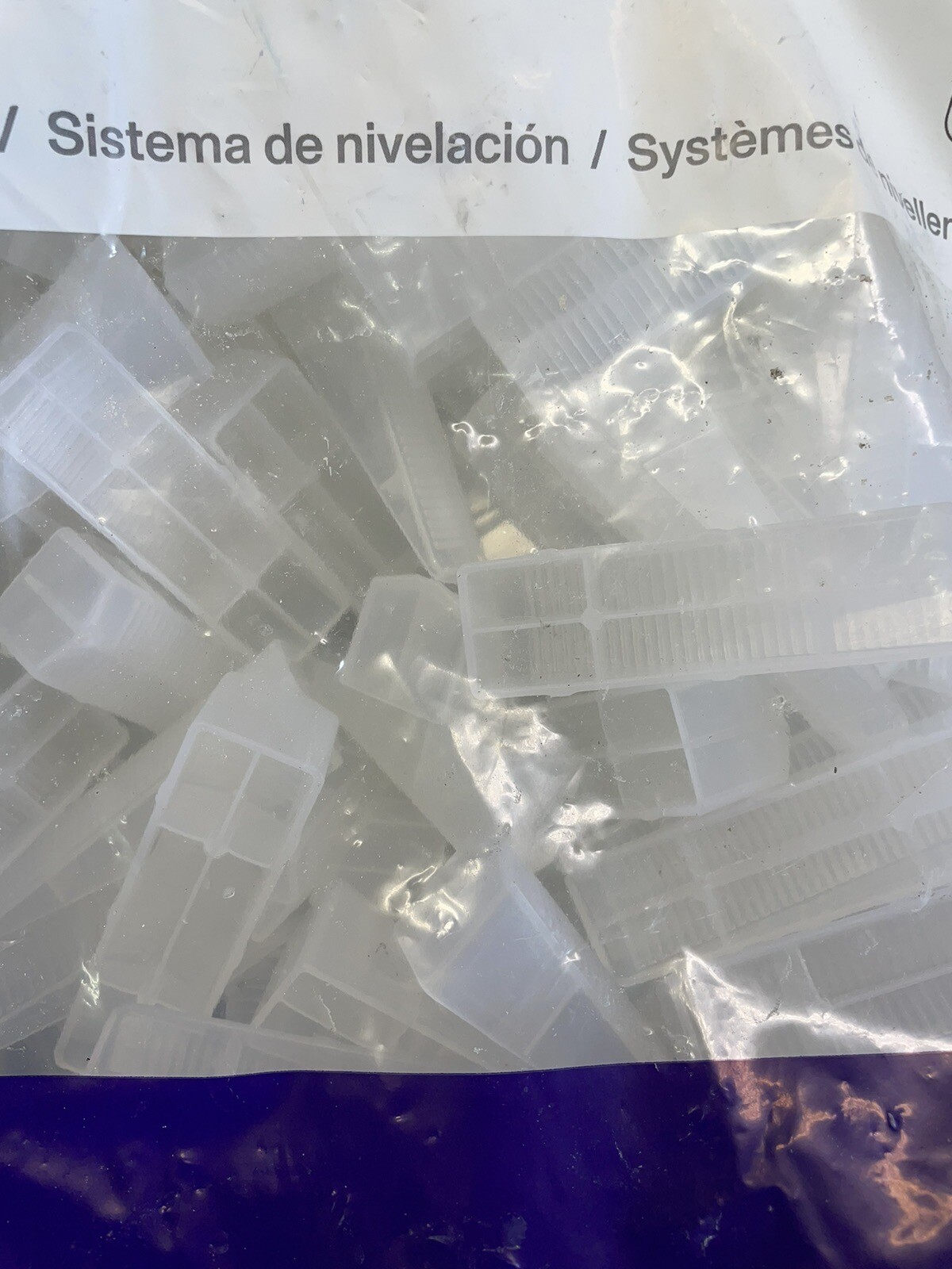 Peygran LS Compact WIDE Tile Leveling Wedge Re-useable 200pcs Clear