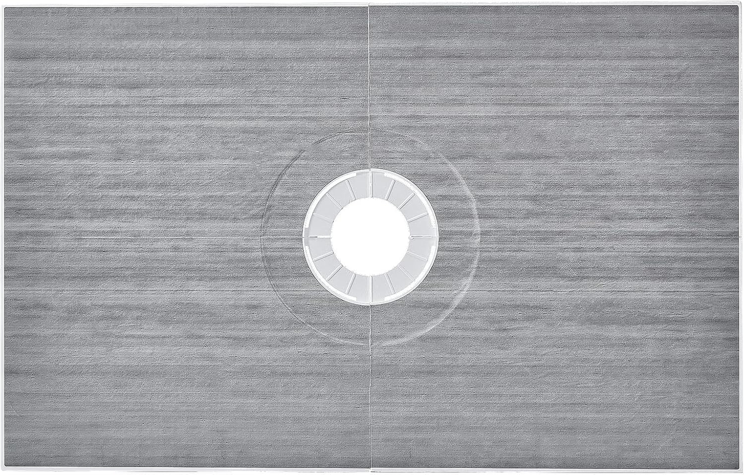 38″X60″ Shower Kit with Curb, Waterproofing Membrane Thickened Shower Base EPS M