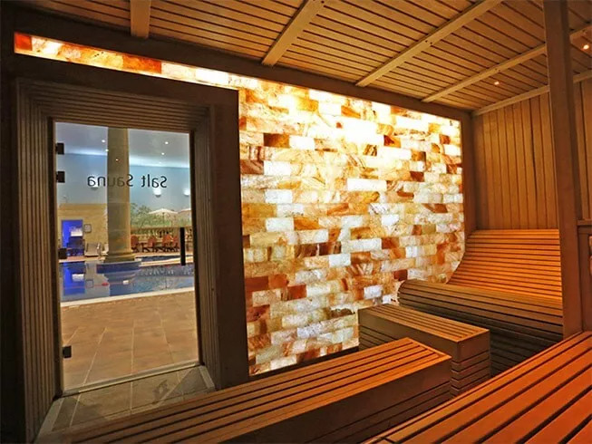 Himalayan Salt Bricks, Salt Tiles 8x4x1 Pack of 50 for Spa Sauna Walls & Decor