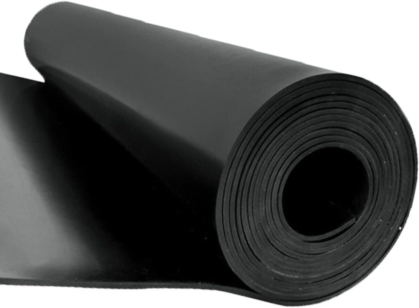 Neoprene Rubber Sheet Rolls 3.3×6.6 Ft 1/8” Thick Solid Rubber Sheet Silicone R