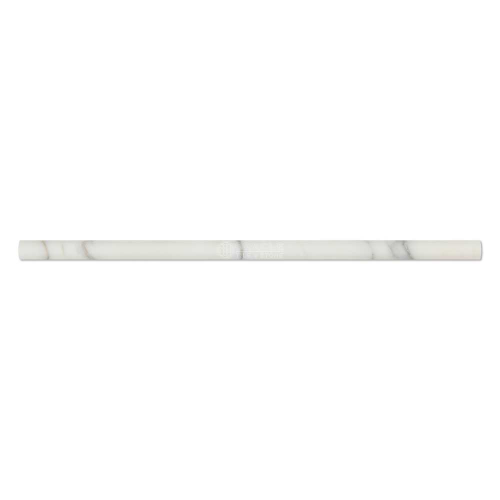 Calacatta Gold (Italian Calcutta) Marble 1/2″ X 12″ Pencil Liner Trim Molding