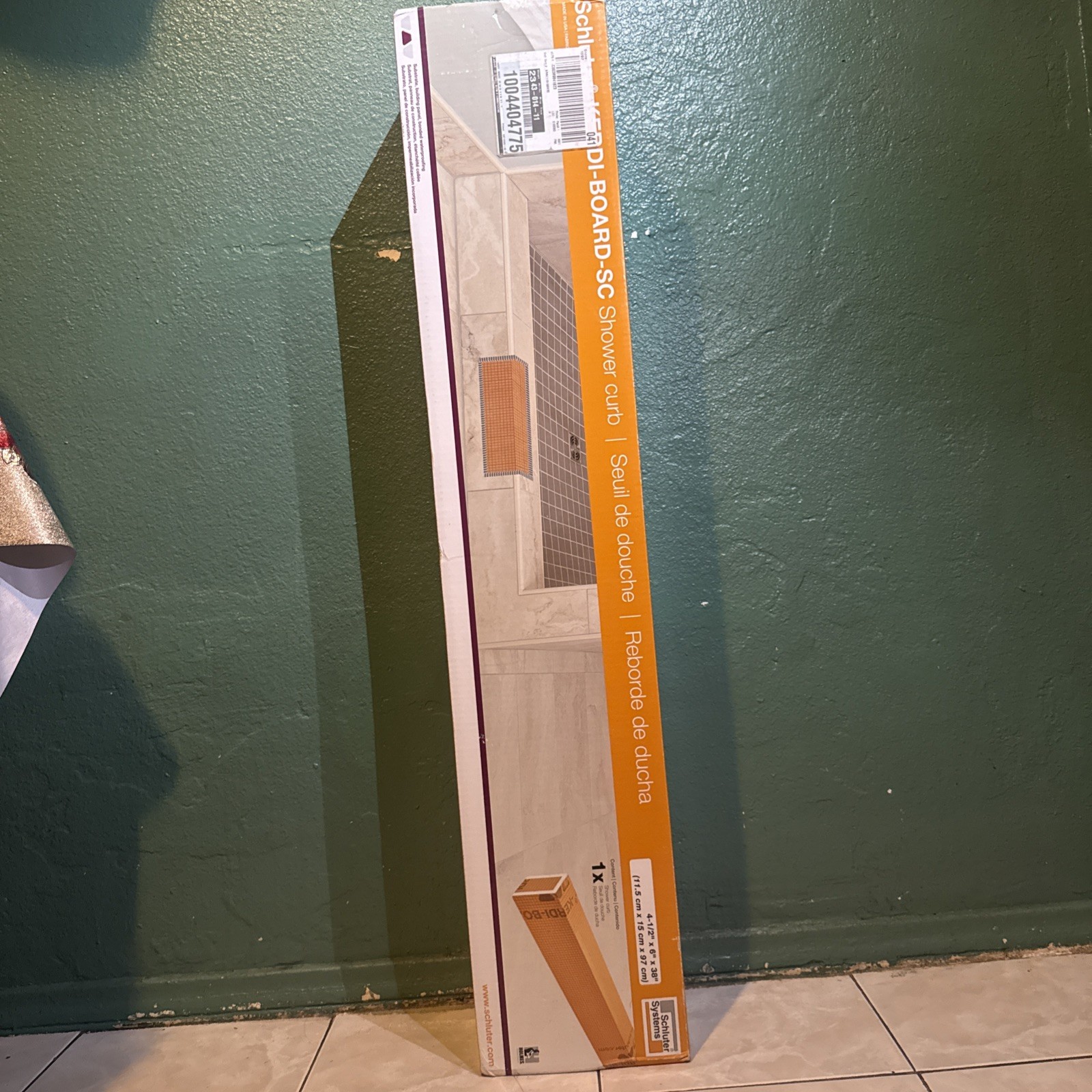 Schluter Systems Kerdi Shower Curb KBSC115150 38″ x 4-1/2″ (97cm x 11.5 cm)