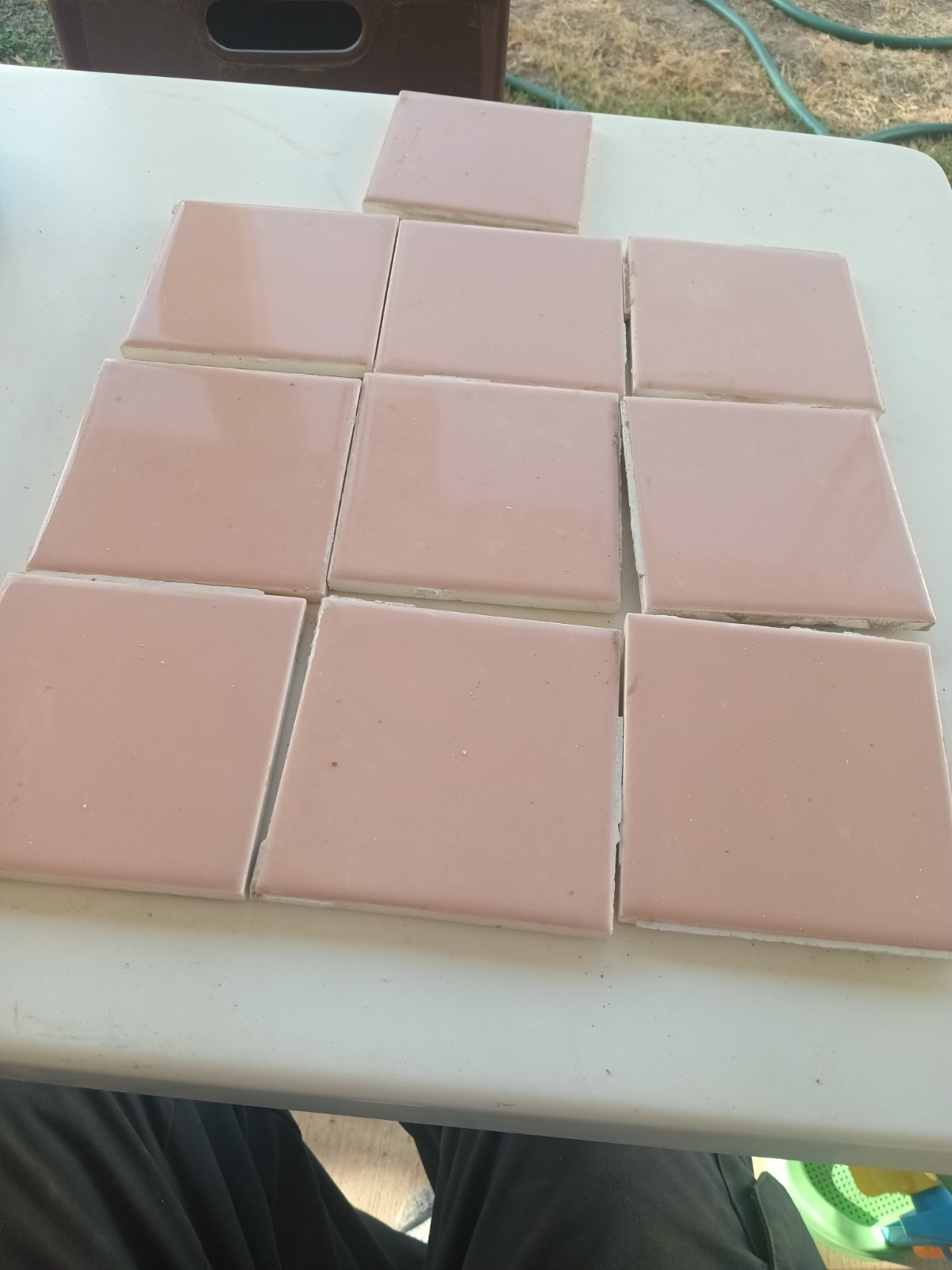 10 1950s Pink 4-1/4″ Bathroom Wall Tile Pink Replacement – Vintage SunTile