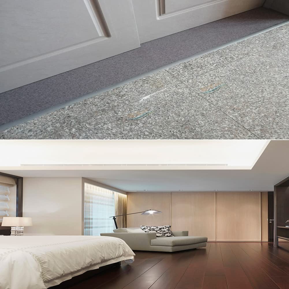 5CM/6.56FT Yellow Oak PVC Transition Strip – Easy Installation for Smooth Floors