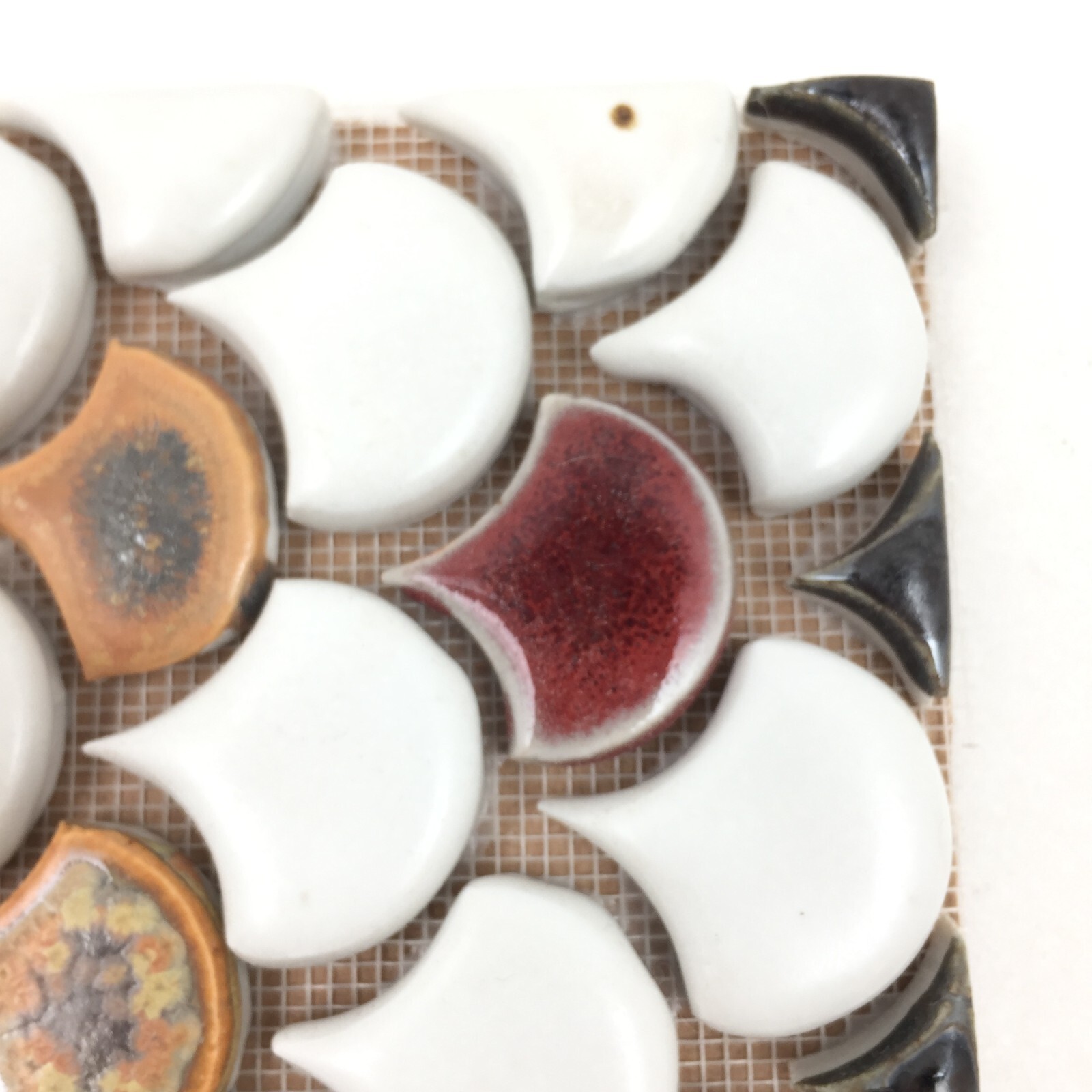 Handmade Ceramic Tile Mosaic Feature Panel Ready To Install 5.75″ x 5.75″ x 3/8″
