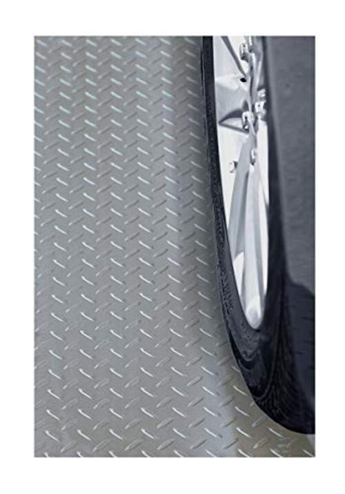 Heavy Duty Garage Floor Runner & Protector Mat – Slip Resistant Diamond Plate