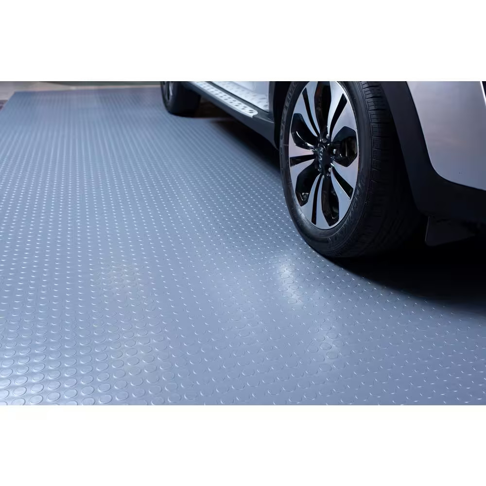 7.5 Ft. X 17 Ft. Coin Grey Universal Flooring