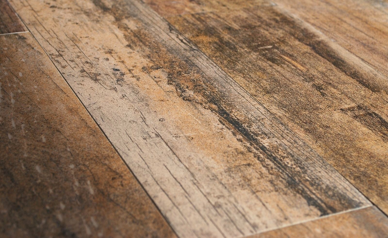 5×24 Rectified Wood-look Oak Porcelain Plank Field Tile Bath Floor (PER PIECE)
