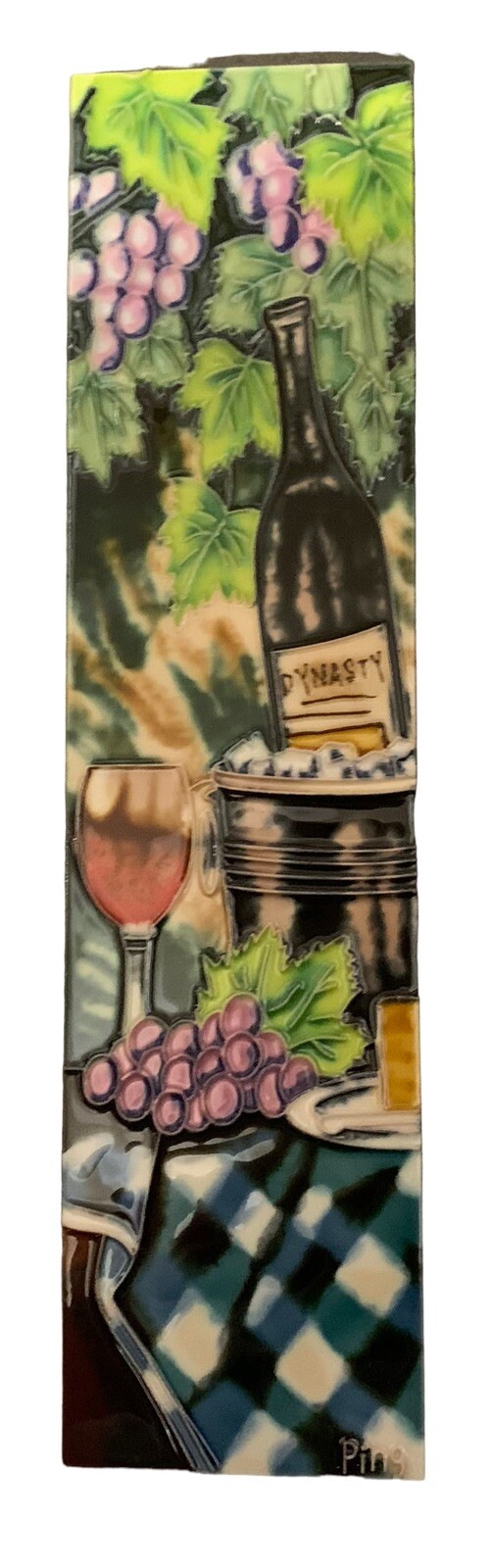 Wine Bottle Glass Decorative Ceramic Wall Tile New 4×16 Backsplash Gift Kitchen
