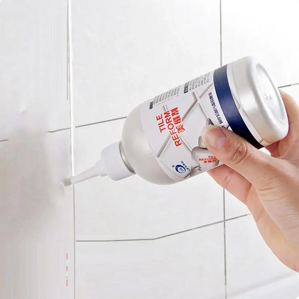 Waterproof Tile Grout Repair & Filler: White 150ml for Kitchen & Bathroom Gaps