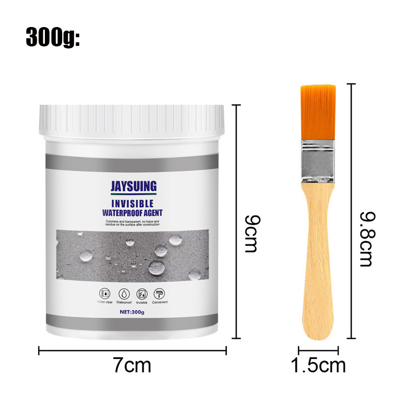 30-300g Invisible Waterproof Agent Insulating Sealant Anti-Leakage Agent + Brush