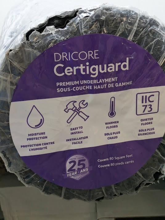 Certiguard 80 Sq. Ft. 40.5″ W 25.7 Ft. Premium Underlayment for Laminate & Vinyl