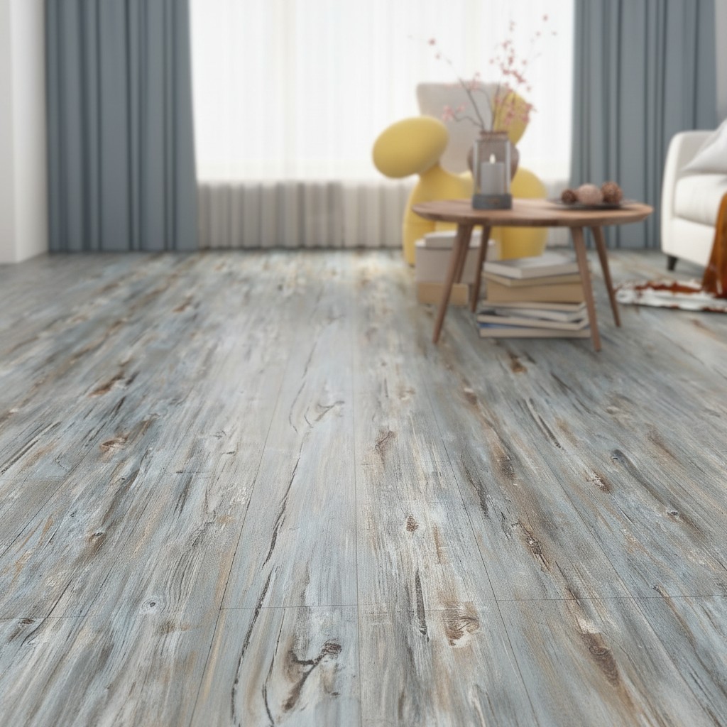 72 Pack Waterproof Peel and Stick Floor Tiles – Ideal for Renters’ Living Spaces