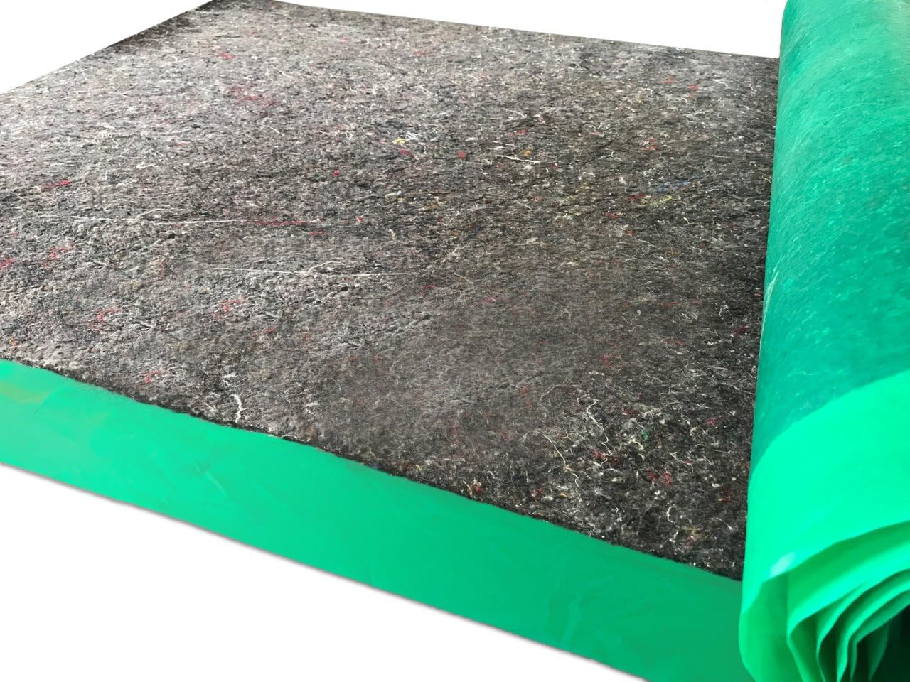 691322306941 200SQFT 3.2MM 3-In-1 Underlayment Felt, 300SQFT, Emerald Green, 200