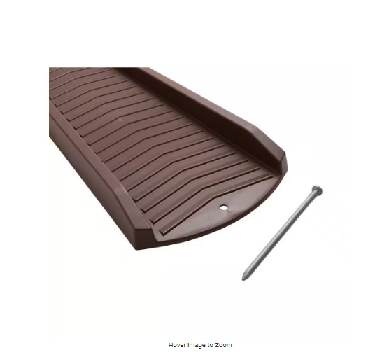 24 in. Brown Vinyl Splash Block
