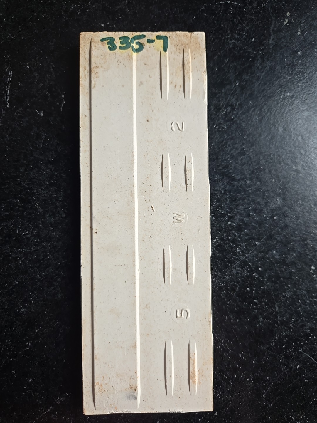 Vintage 6 1/8″ X 2″ Light Pink Flat Bullnose Trim Tile NOS Probably Robertson