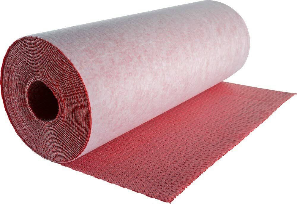 MD TT8004RED82R Prova Flex Uncoupling Underlayment Membrane Roll 82′ (269 Sq Ft)
