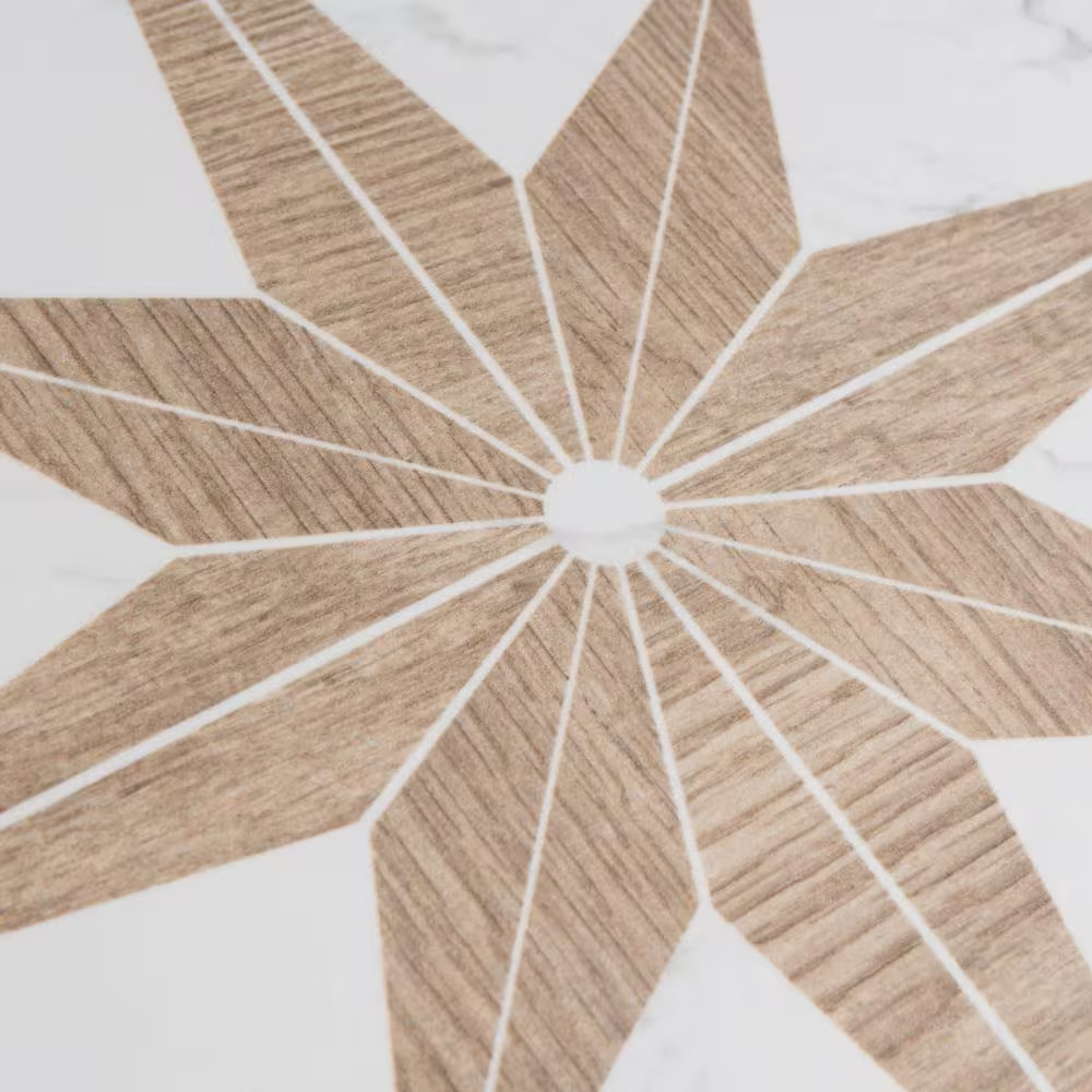 Llama Stella Loire Noce 9-3/4 In. X 9-3/4 In. Porcelain Floor and Wall Tile (10.