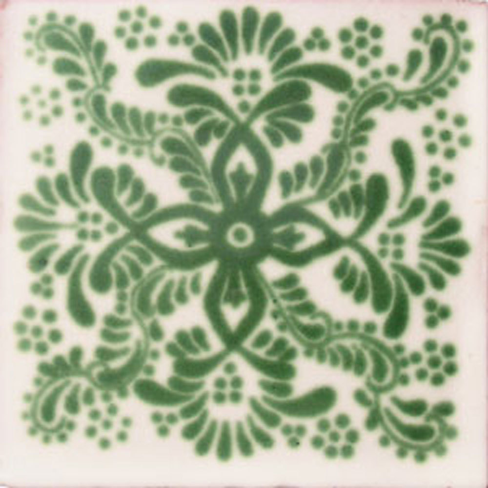 9 MEXICAN TILES WALL OR FLOOR USE TALAVERA MEXICO CERAMIC HANDMADE POTTERY C#040