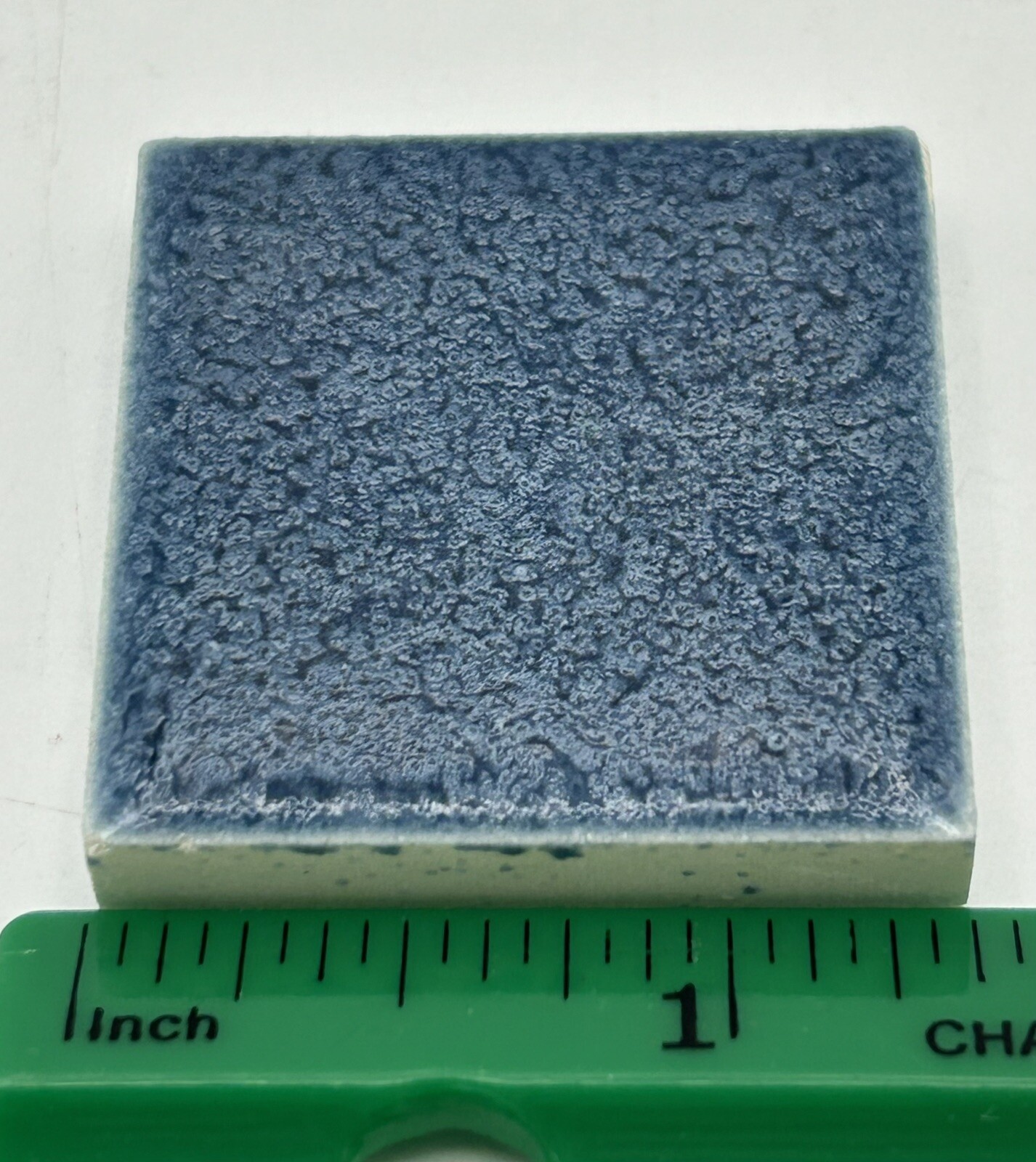 25 pc. Blue Cobalt 1 3/8 Square Ceramic Tile Crystalline American Olean Mosaic