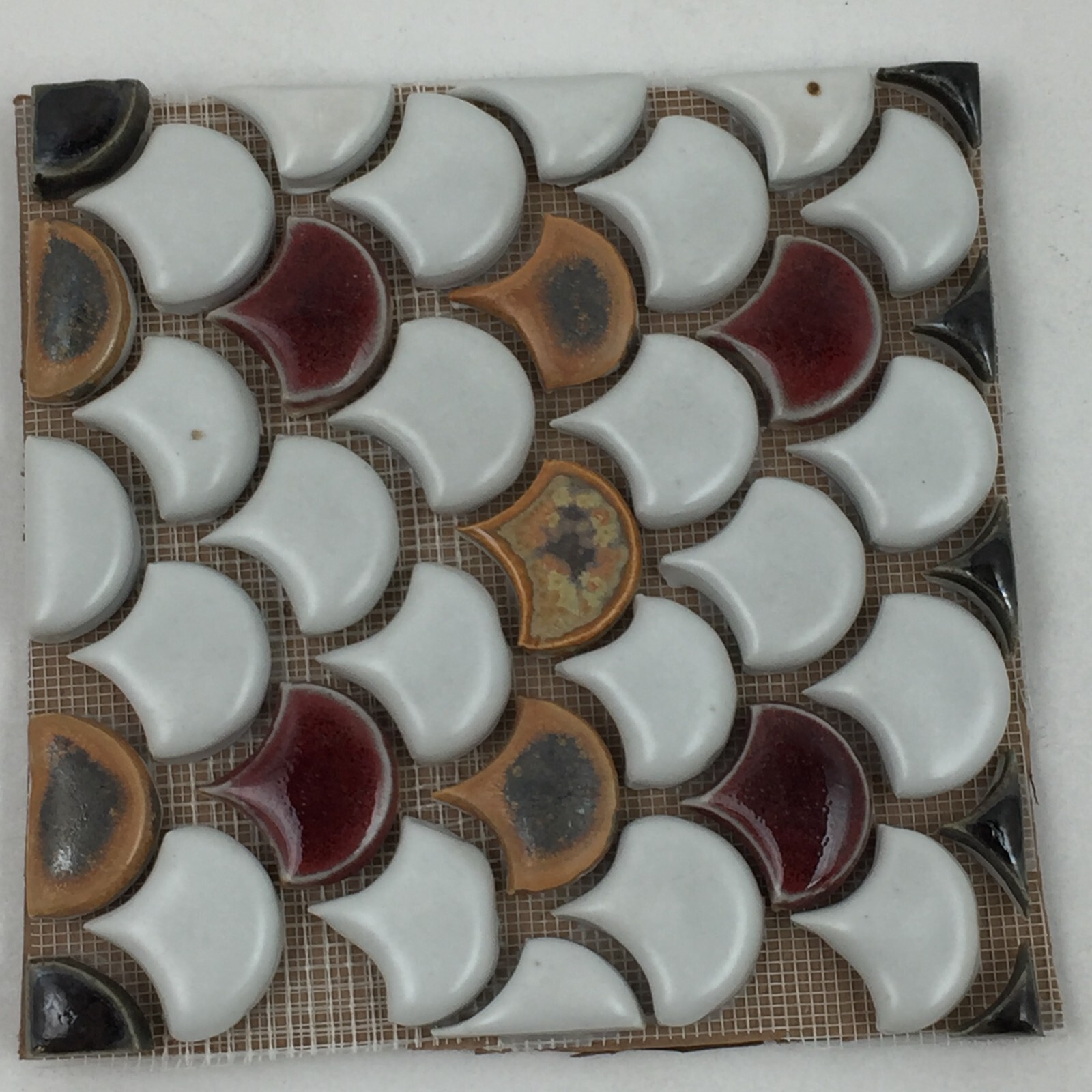 Handmade Ceramic Tile Mosaic Feature Panel Ready To Install 5.75″ x 5.75″ x 3/8″