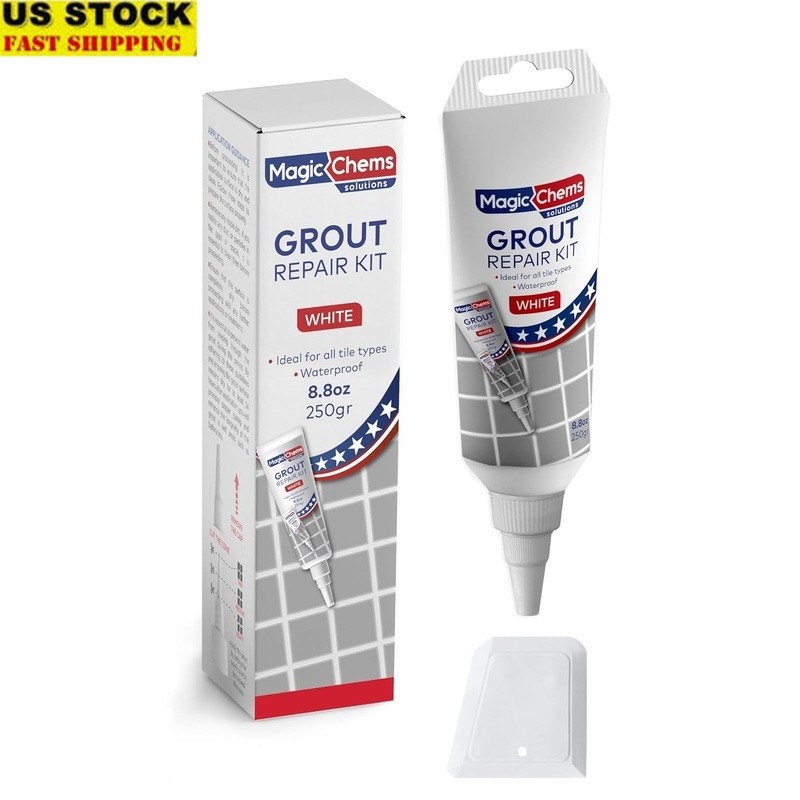 Grout Repair Kit Bathroom Tile Efficient Restoration & Easy Application New