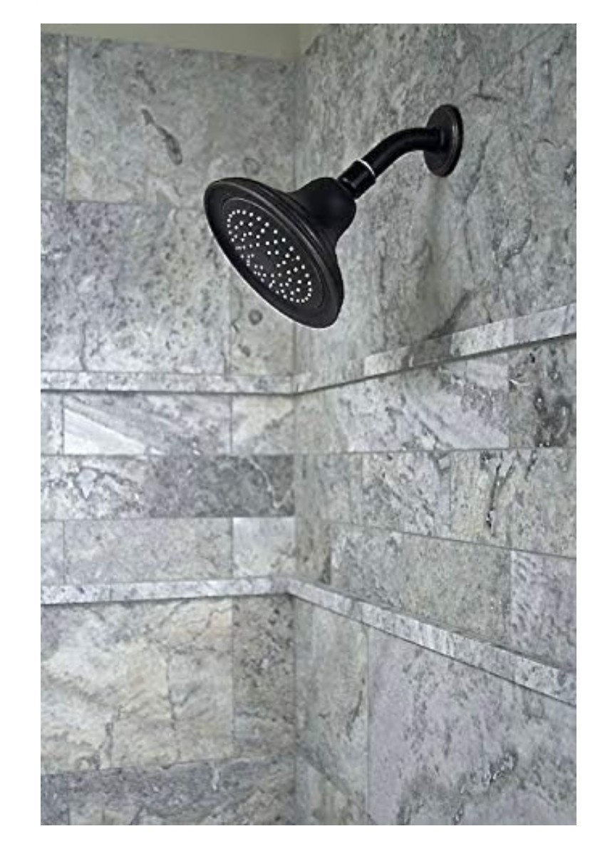 3/4×12 Silver Travertine Chair Rail Cubic Liner Profile Trim Molding Wall Tile.