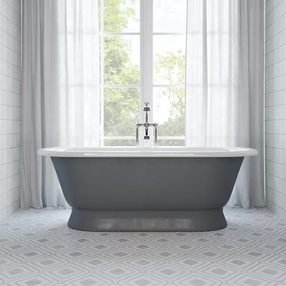 Cloe Subway Glossy White 5 In. X 5 In. Handmade-Look Ceramic Wall Tile (10.83 Sq