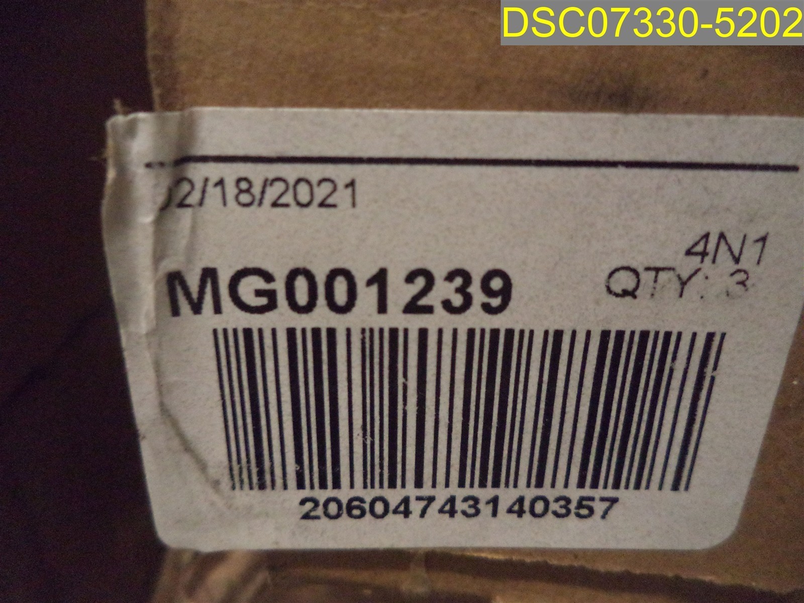 Qty=3: Glenwood MG001239 Laminate wood Multi-purpose Floor Moulding Trims