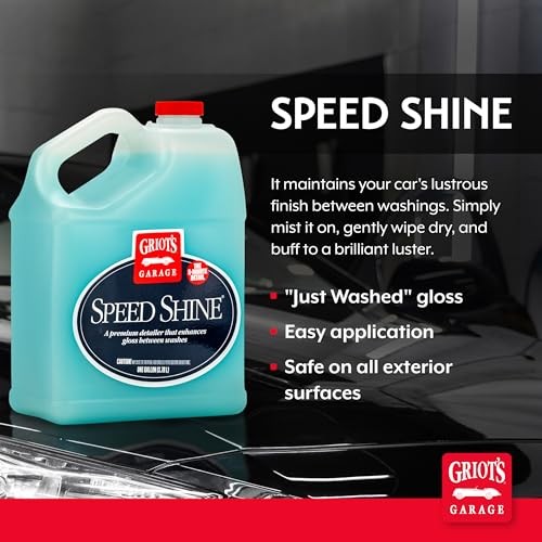 Speed Shine for Car Detailing, Quick Detailer for All 128 Fl Oz (Pack of 1)