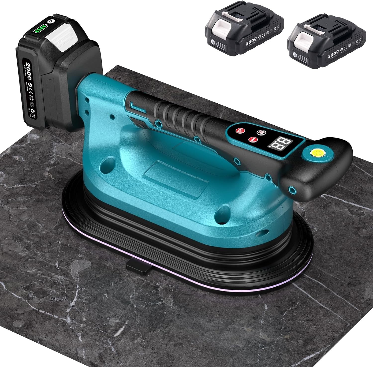 2-in-1 Tile Vibration Tool & Electric Suction Cup 285mm – 12 Speeds, 10 Hours…