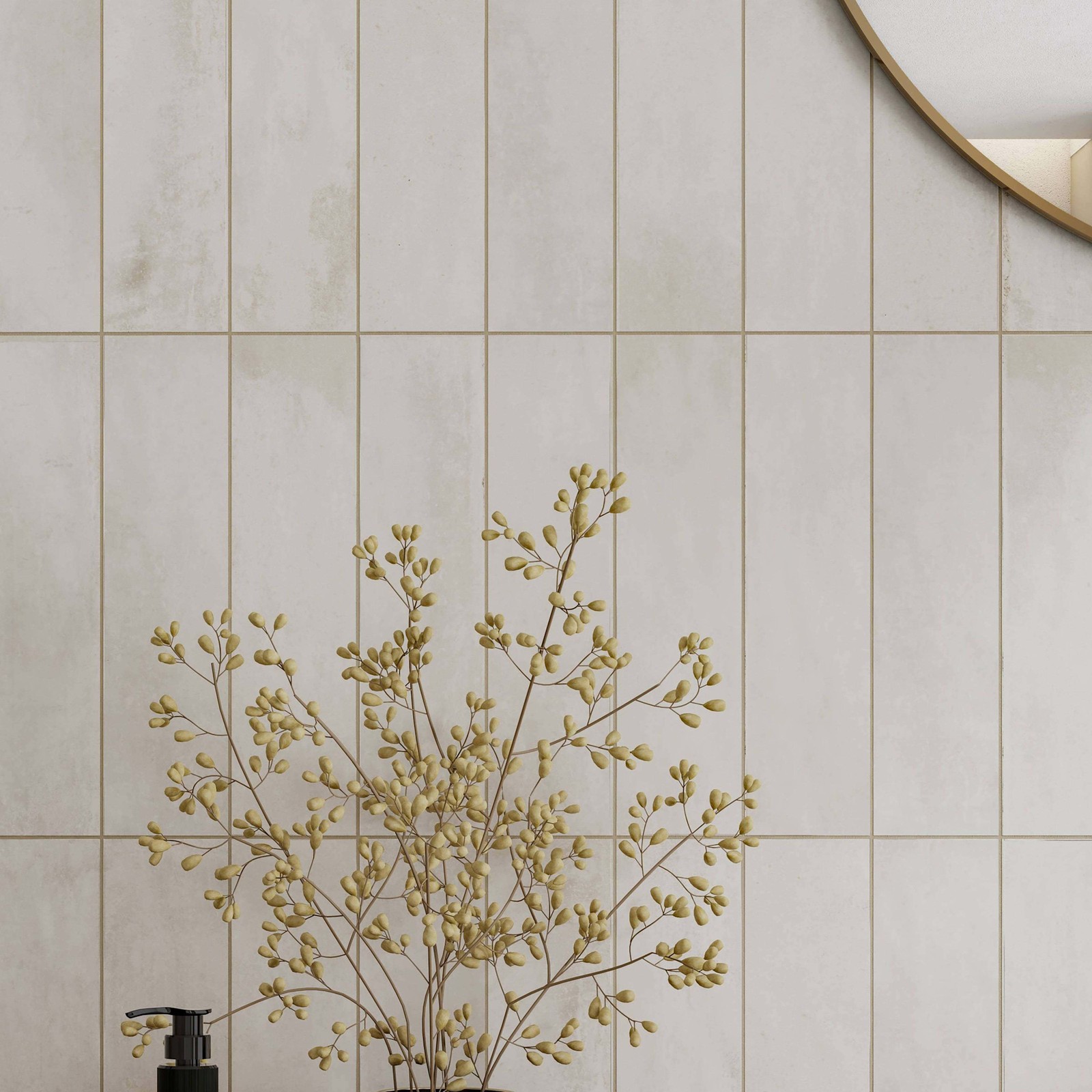 Cruz Bay Studio MKT61102 Arcadian – 3″ x 12″ Brick Wall Tile – – Desert Sands