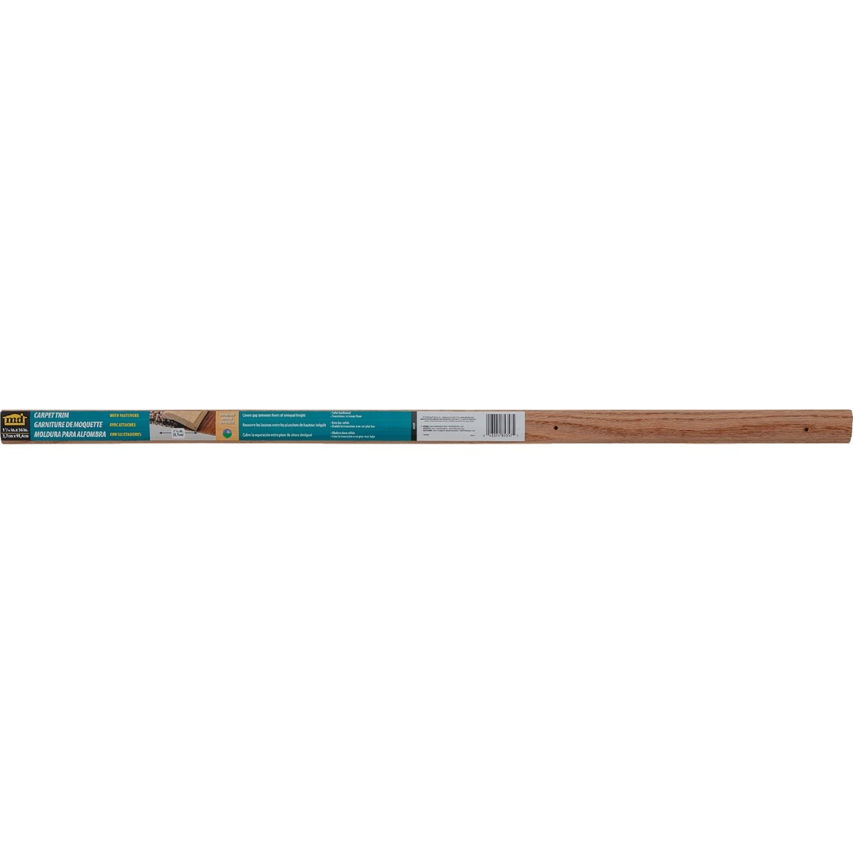 M-D Building Products 1-7/16 In. X 36 In. Unfinished Hardwood Carpet Trim with