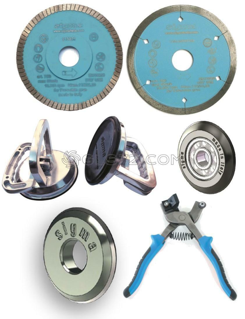 SPARE PARTS FOR TILE CUTTER SIGMA KERA-CUT INOX VERSION 8B2 8C2 8D2 8E2 8G2