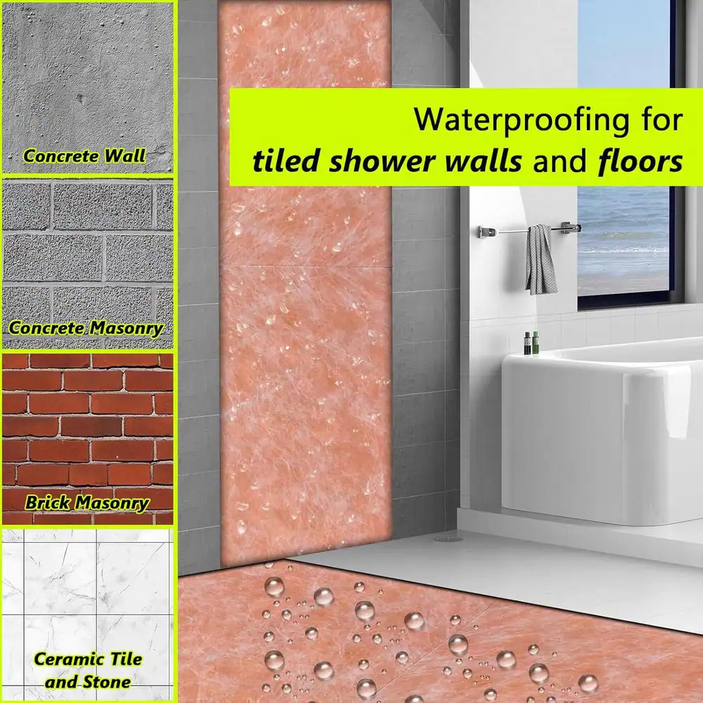 Waterproof Membrane 325 Sq. Ft. Roof Tile Underlayment PE Fabric for Shower Wall