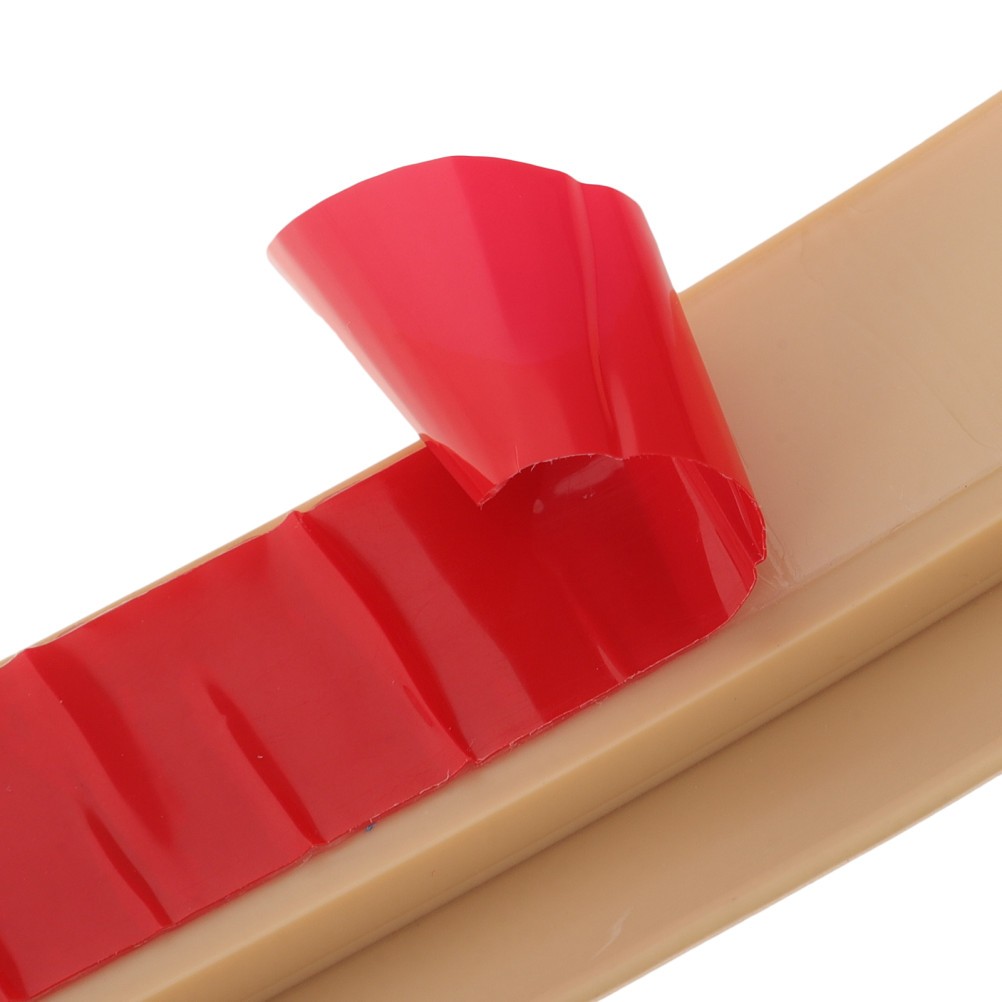 Home Entrance Threshold Ramp Strip Plastic with Slip Resistant Surface in Beige