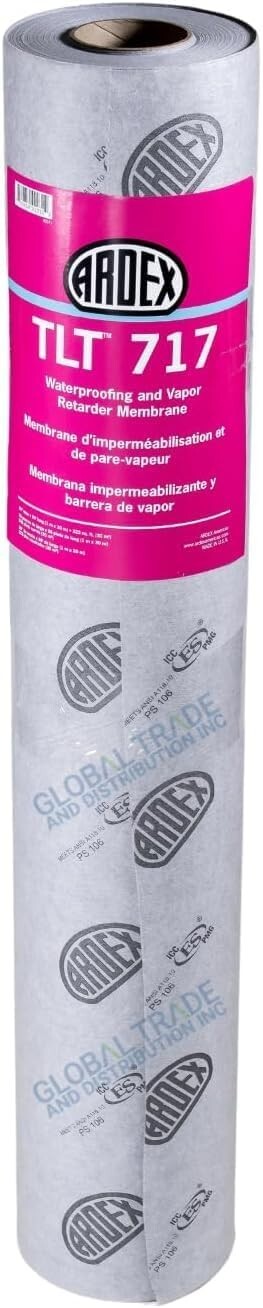Ardex TLT 717 Waterproofing Vapor Retarder Membrane 53 Sq Ft Roll