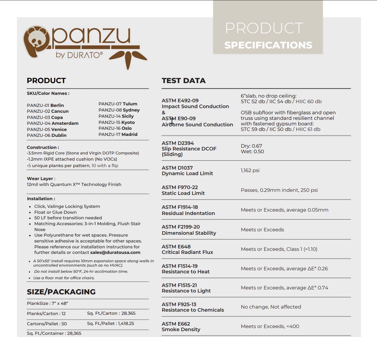 Durato Panzu Tulum SPC Vinyl Flooring – Click Floating Luxury Vinyl