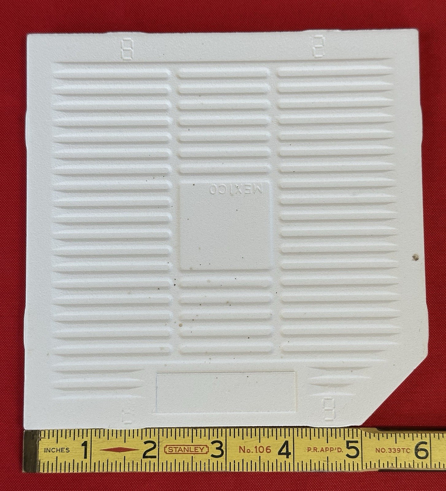 1 pc. Designer White: Pentagon Matte Ceramic Tile: Clipped by American Olean 6″