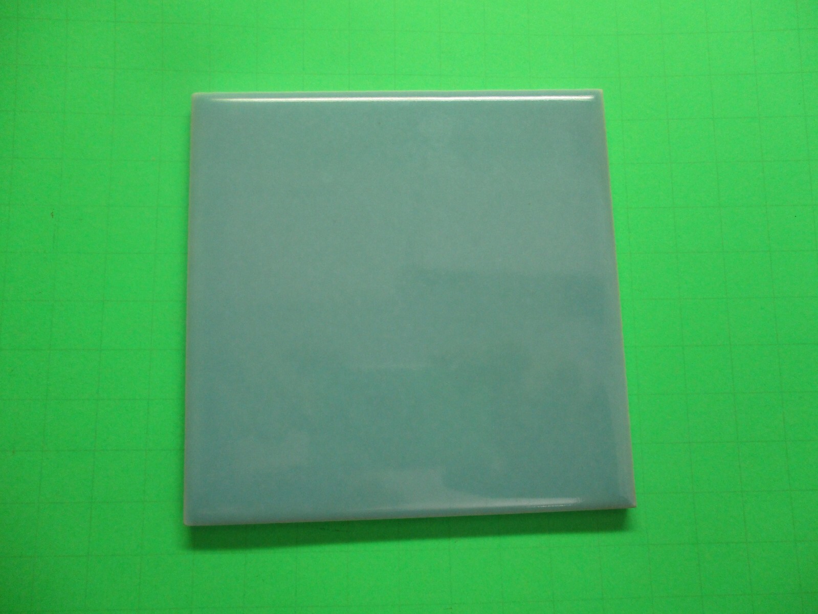 1 Wall Tile Atco USA 4-3/8″ Sq. Aqua Green Turquoise Ceramic 1950s Retro Vintage