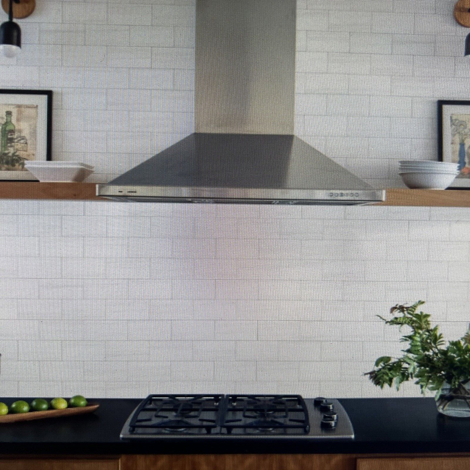 Tile PeelBacksplash and Stick3 Vamos Tile 100-Piece Glossy Dolomite White
